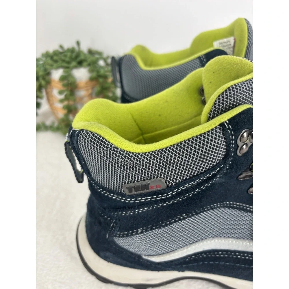 L.L. Bean Tek 2.5 Snow Sneakers Womens‎ 7 Blue Green Waterproof Insulated Boots